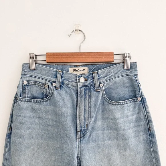 Madewell The Perfect Vintage Wide-Leg Crop Jean Light Wash - Picture 3 of 10